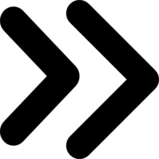 Fast forward double right arrows symbol